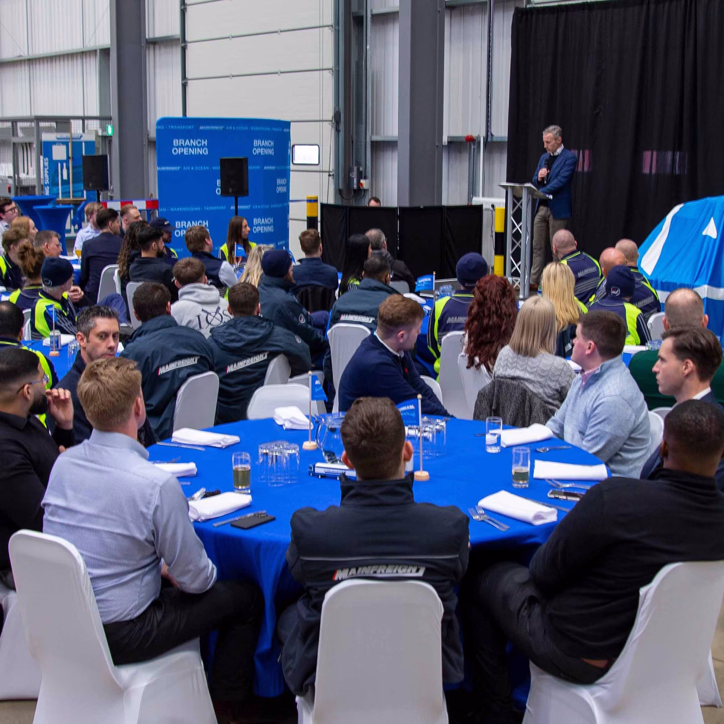 Mainfreight - In the presence of the team, friends and...