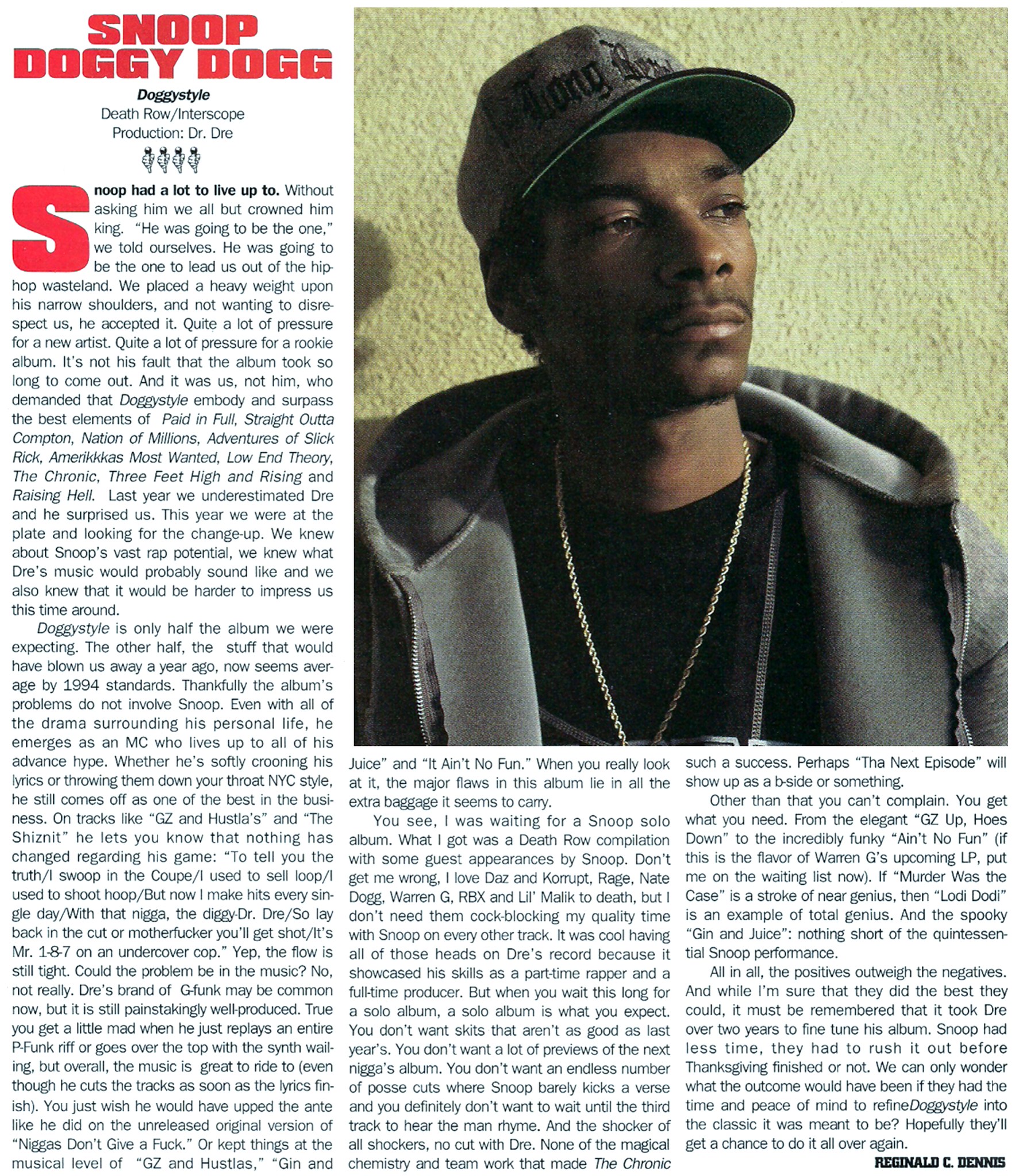 当時rap sheet snoop doggy dogg hip hop歴史 Snoop Dogg covers “The Source” magazine (1998)