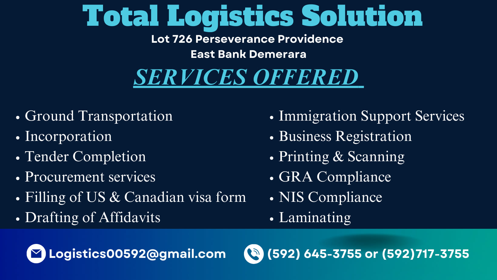 Total Logistics Solution Guyana