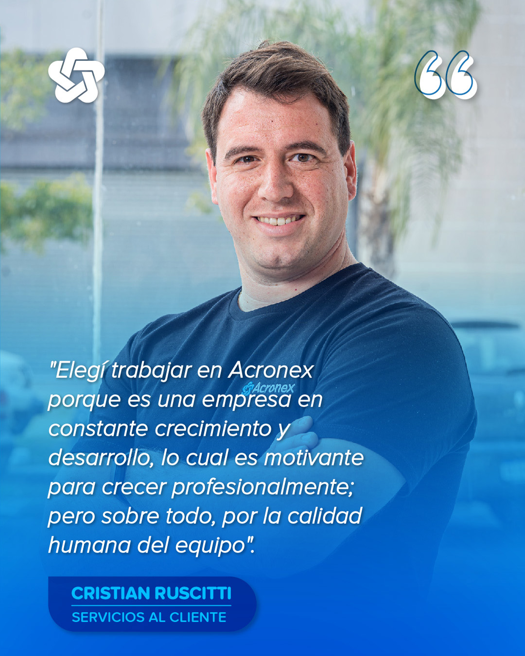Acronex - 👨🏻‍💻 El es Cristian Ruscitti, hace casi 1 año... | Facebook