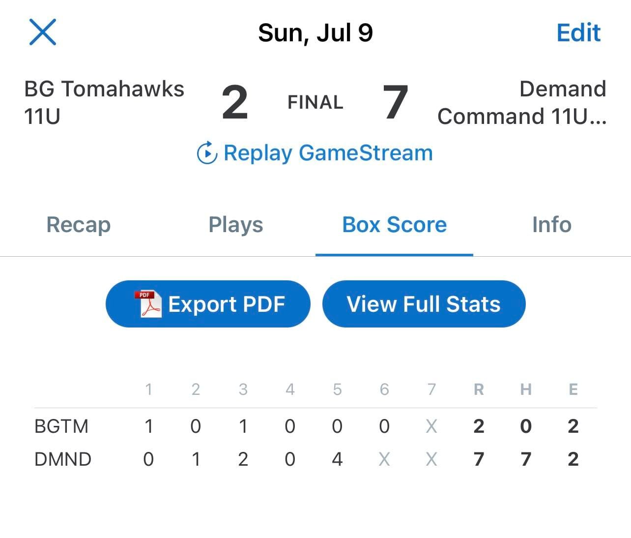 NO HITTER!!!! Congrats Drake... - Demand Command Baseball | Facebook