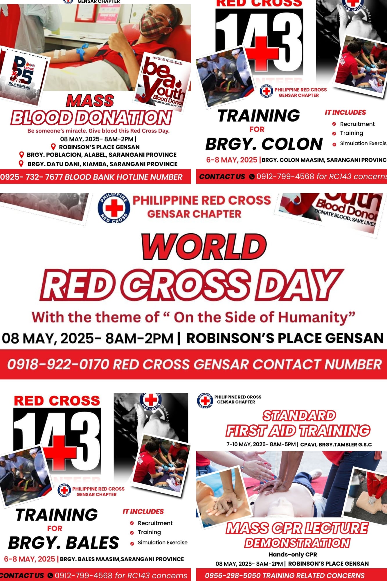 Philippine - 8 May 2025: World Red Cross and Red Crescent Day, we stand ...