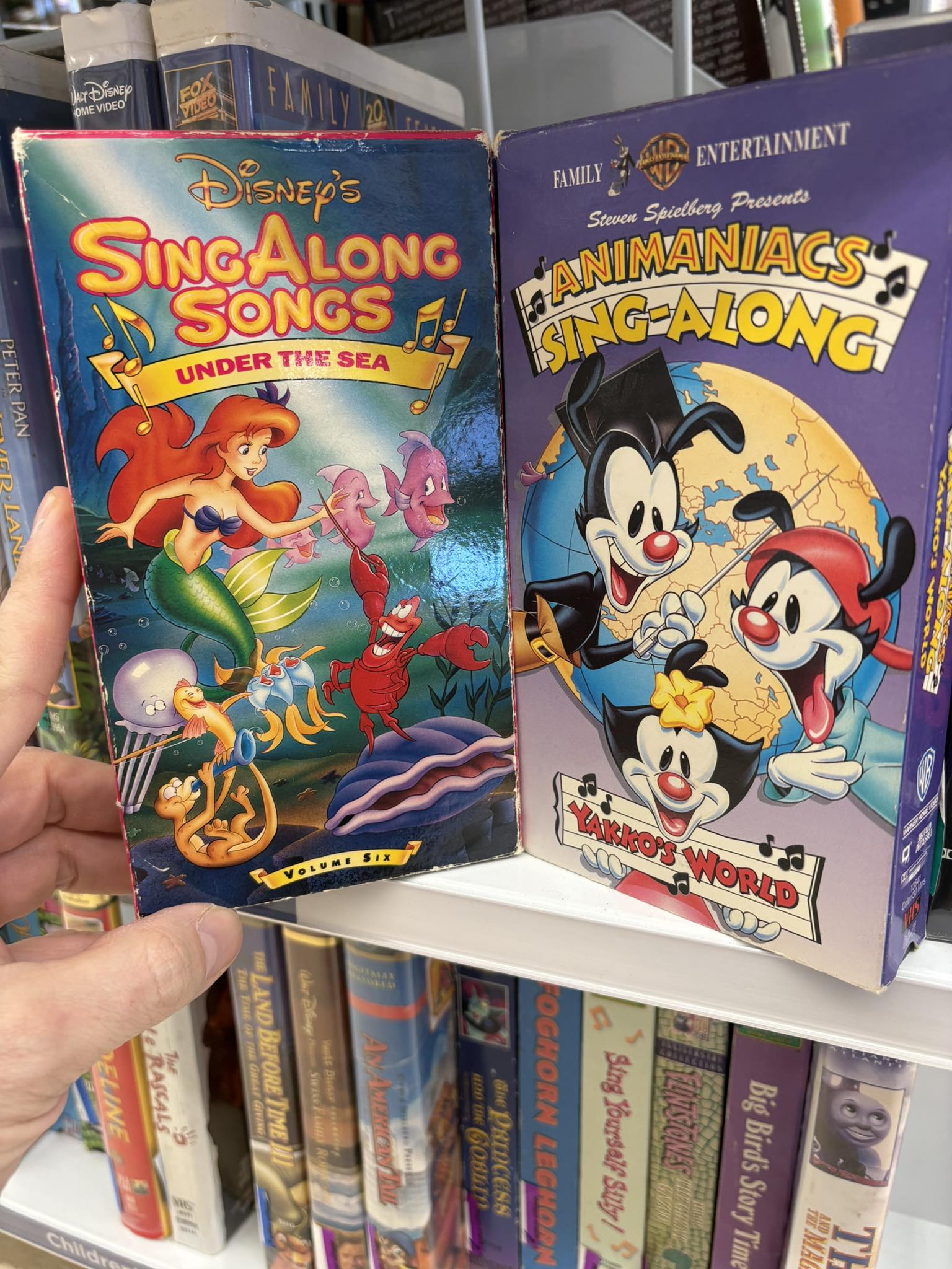 Disney Sing-Along Songs VHS collection complete with 12 volumes