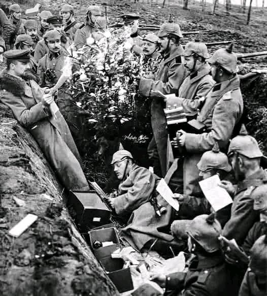 Men of the 463rd Combat Engineers in France near the German border