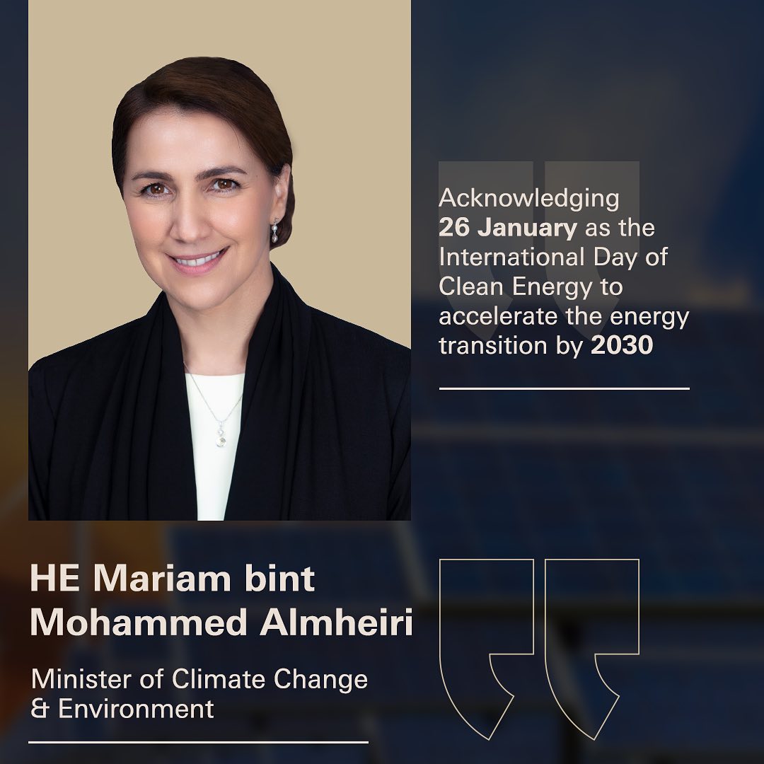 On January 26th, the United Nations declared a global Clean Energy Day ...