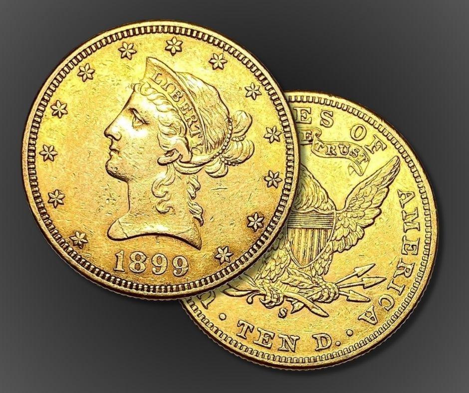 Gold - Striking Gold from the Wild West! This 1899-S $10 Liberty Head ...