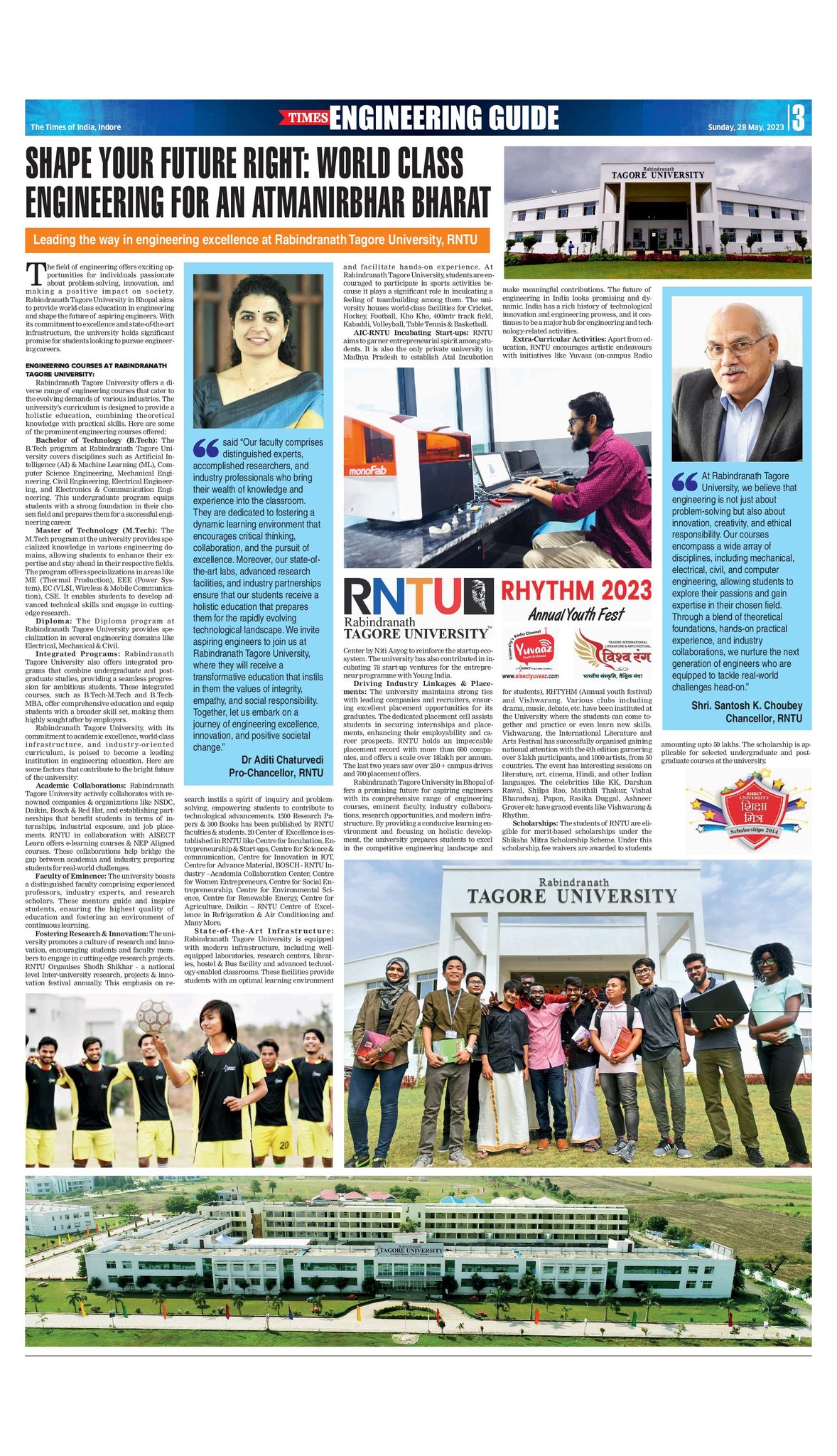 The presence of... - Rabindranath Tagore University