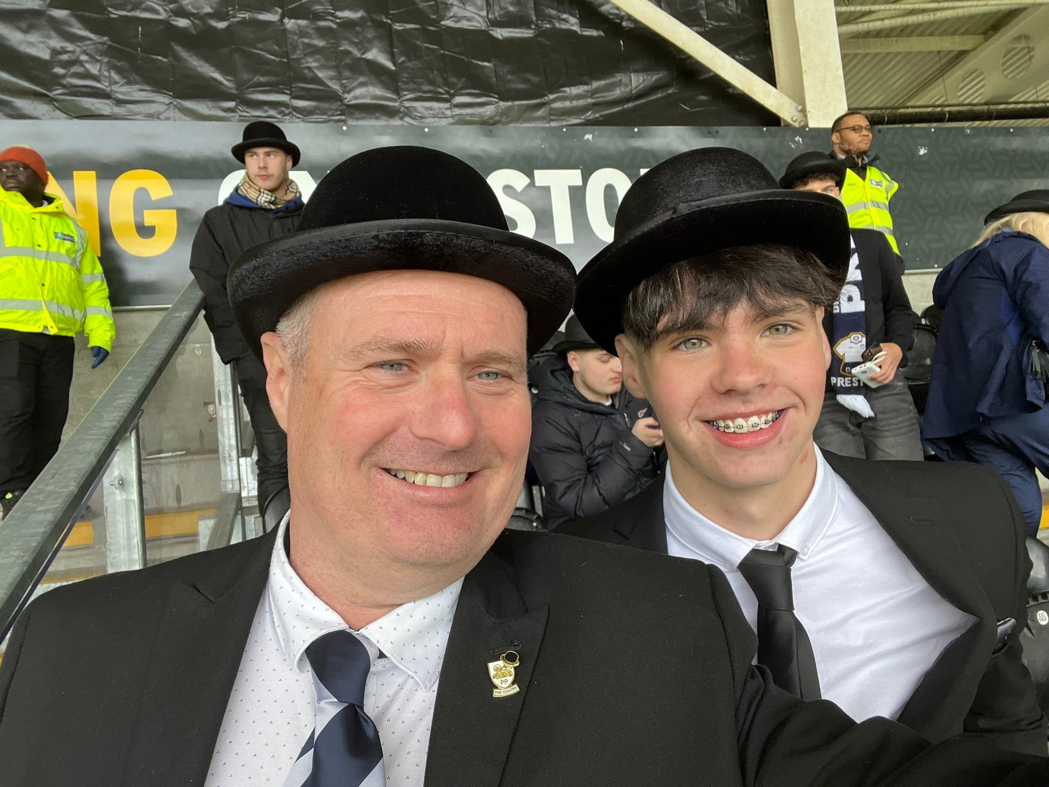 Boutons De Manchette Preston North End Supporters - Neufs Sans Emballage, En Métal Chromé, Idéaux Cadeau Pour Hommes