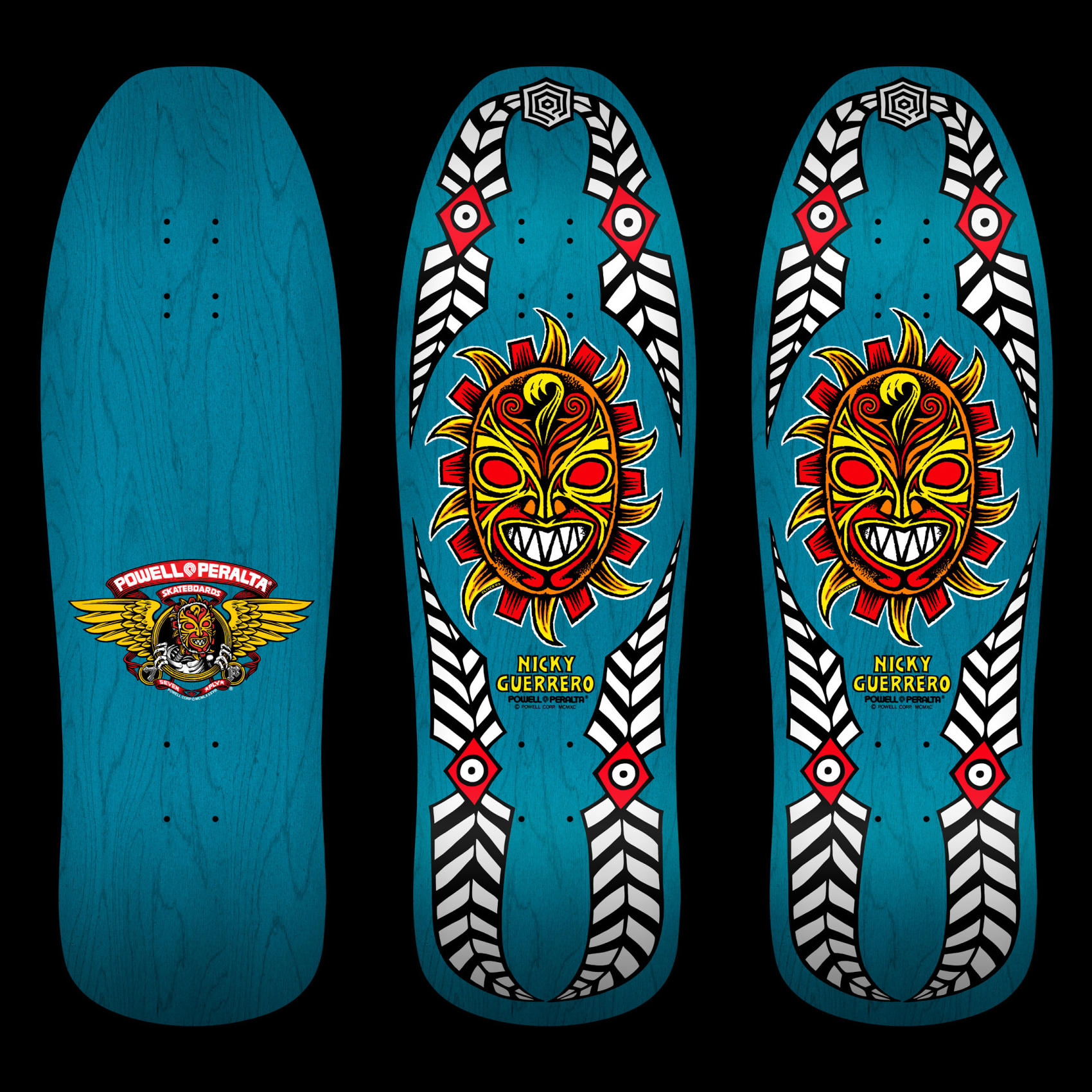 Powell-Peralta Nicky Guerrero mask skateboard deck