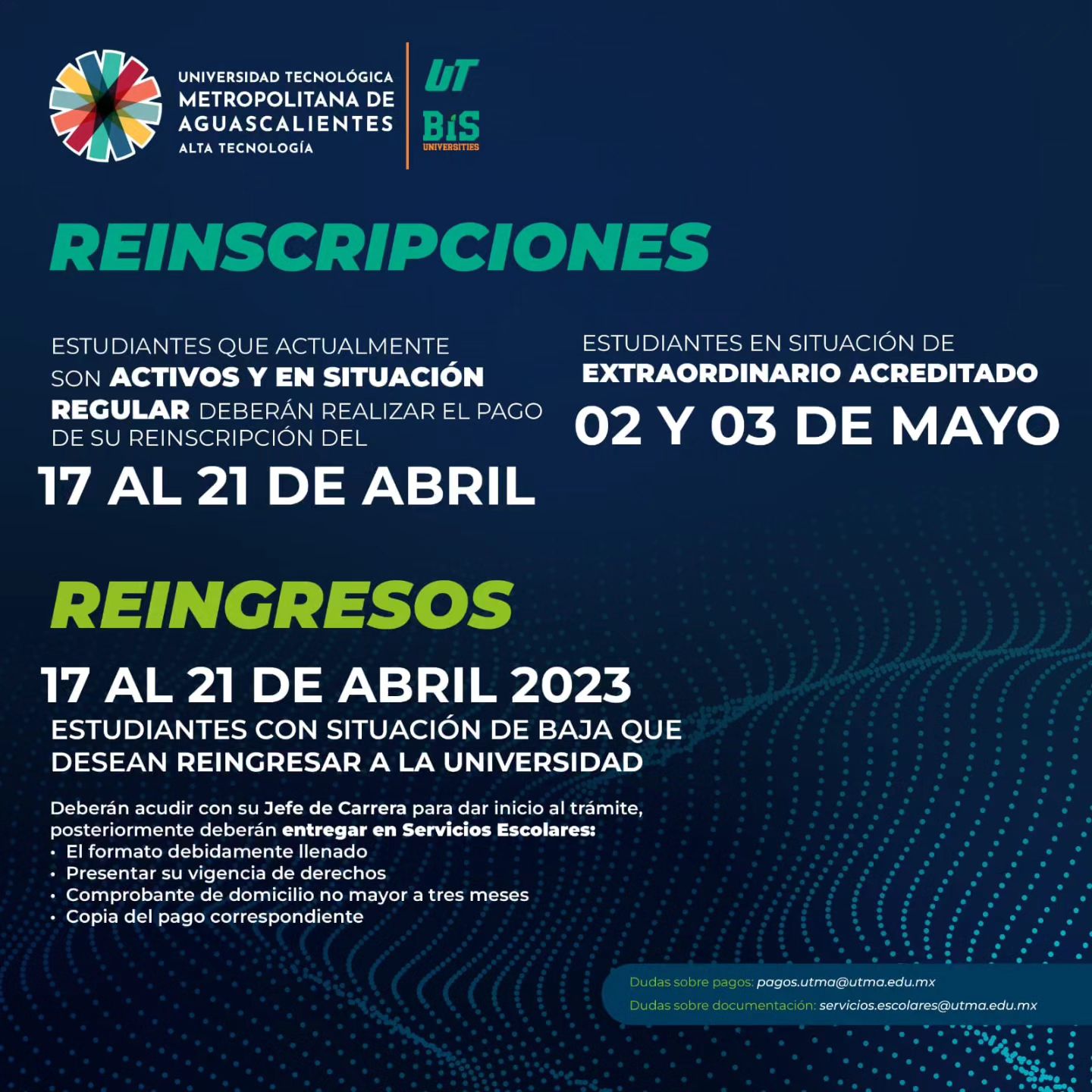 ⚠️ Atención #Quarks ⚠️ Te compartimos las 🗓fechas para reinscripción y ...