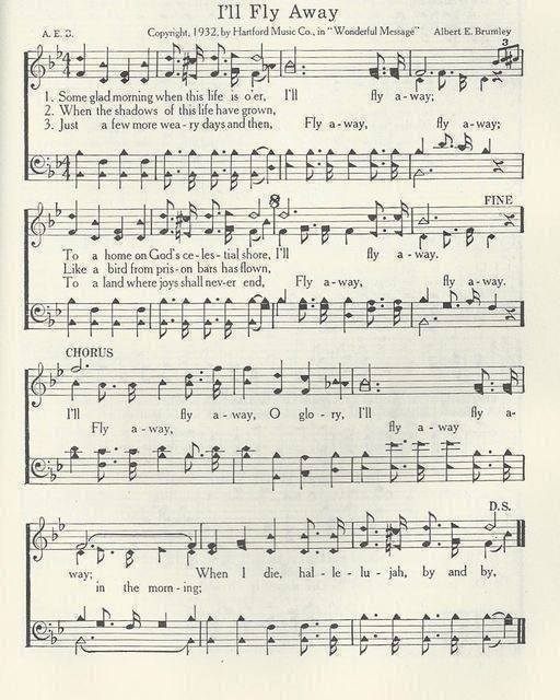 Old - I'LL FLY AWAY Listen to this beautiful hymn! https://pianistforum ...