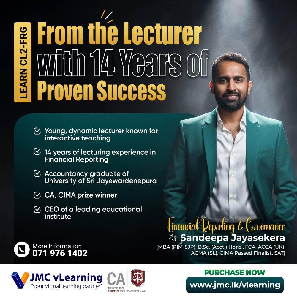 JMC - Learn CL2 – Financial Reporting & Governance (FRG) From the ...