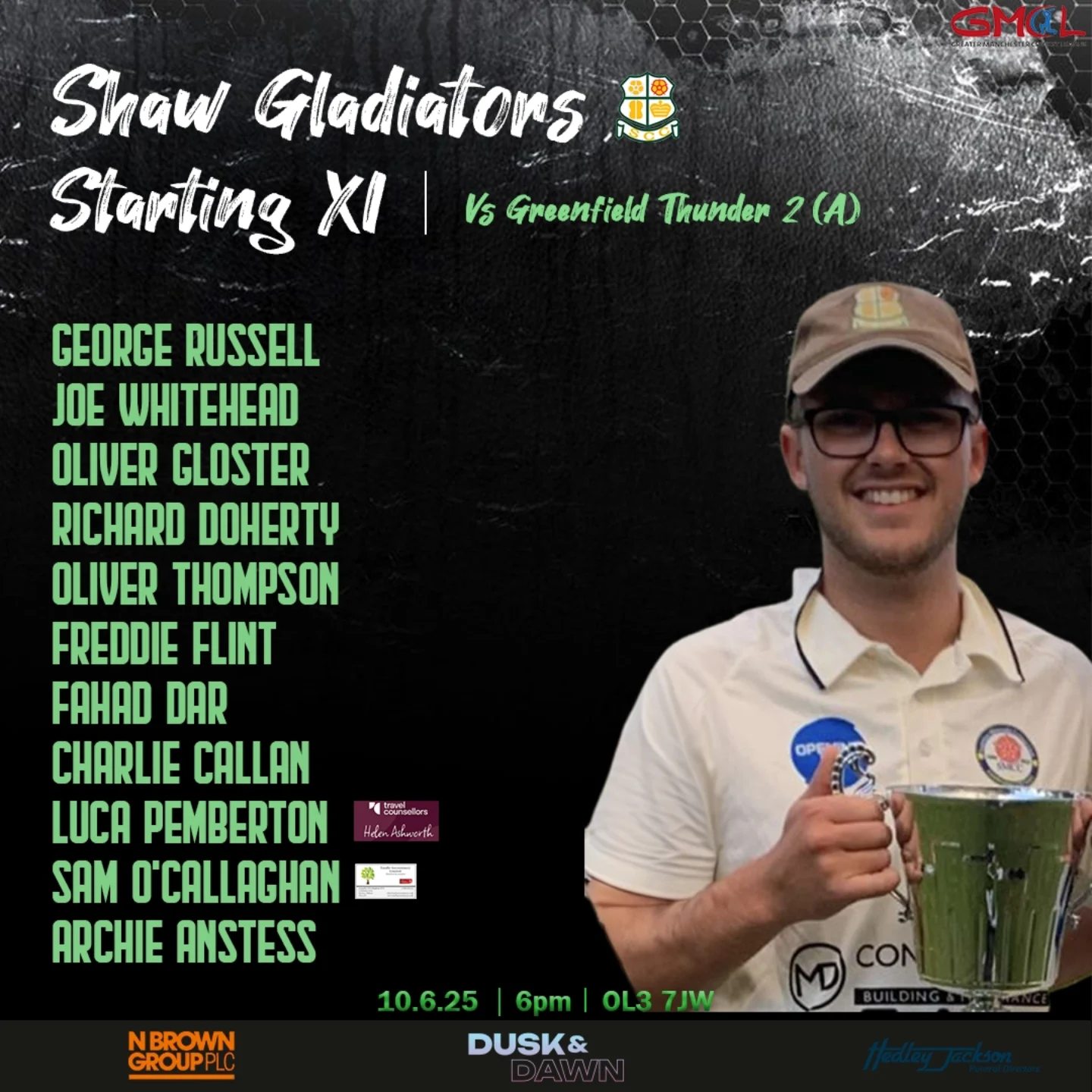 Your first Shaw Gladiators team of the... - Shaw Cricket Club | Facebook