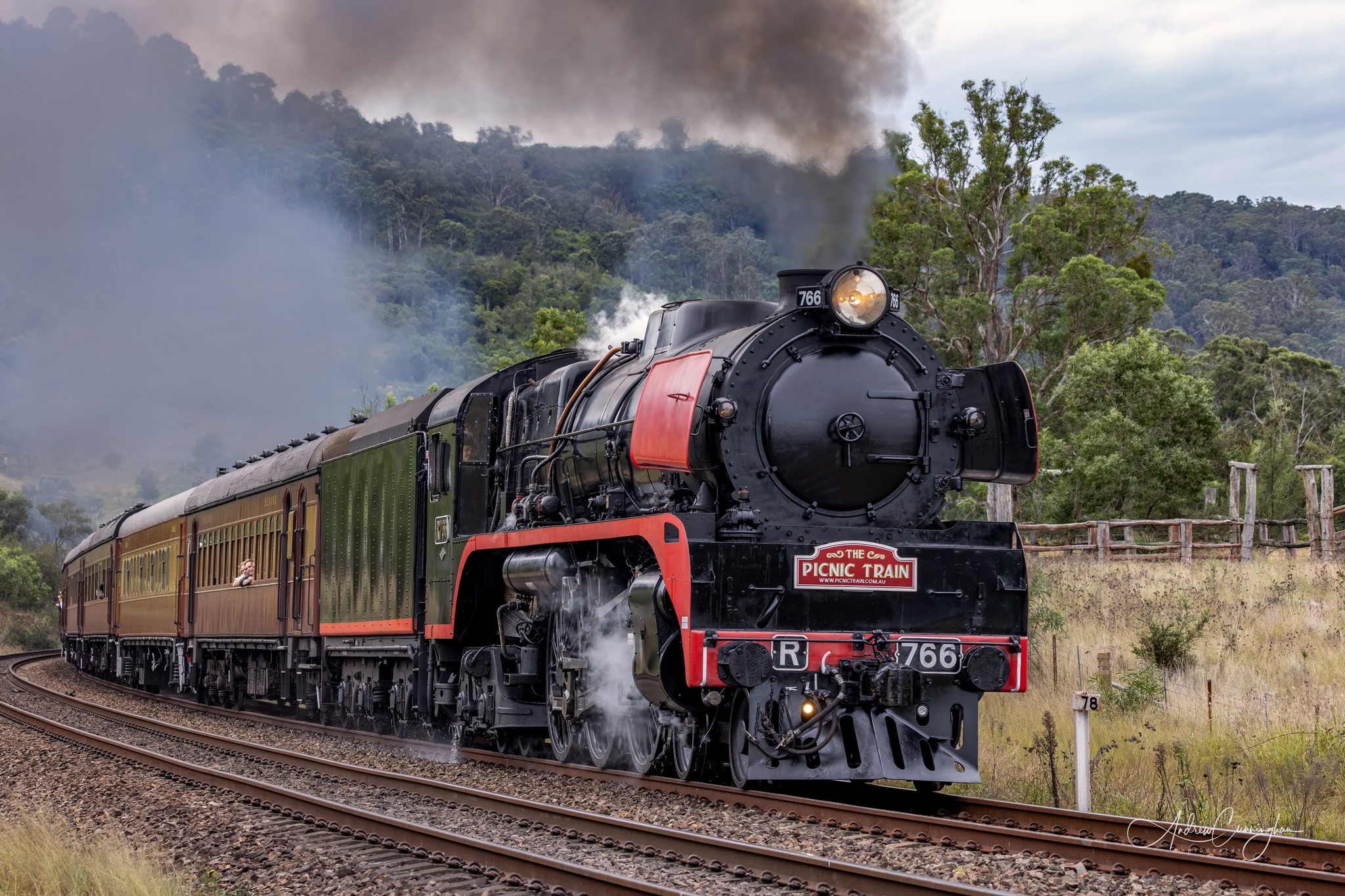 NSW Railways - Past and Present | The Picnic Train's R766 looking ...