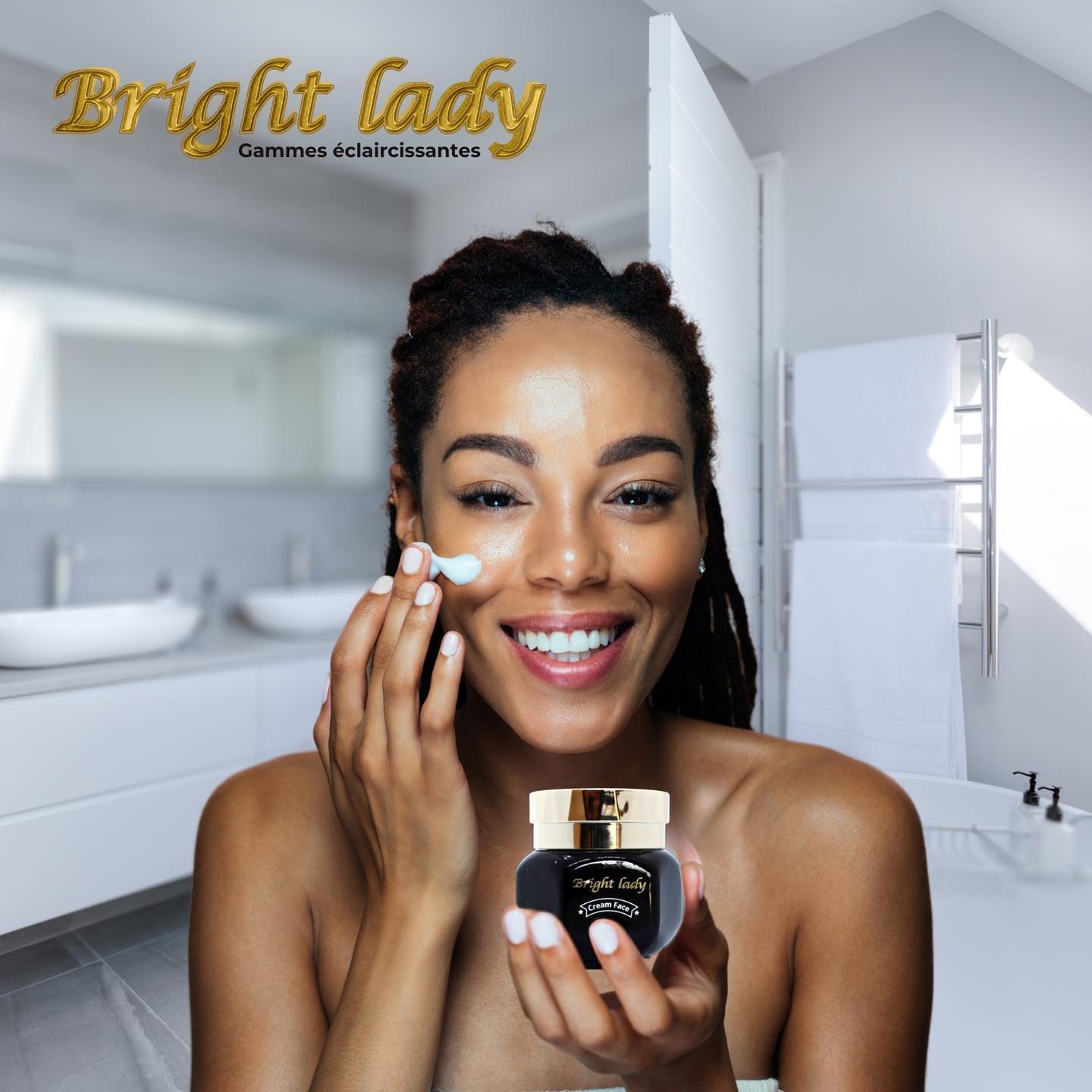 Crème Visage Action Réaction - Anti-taches, Blanchissante, Hydratante - 30ml - Fabriquée Au Cameroun - Neuf