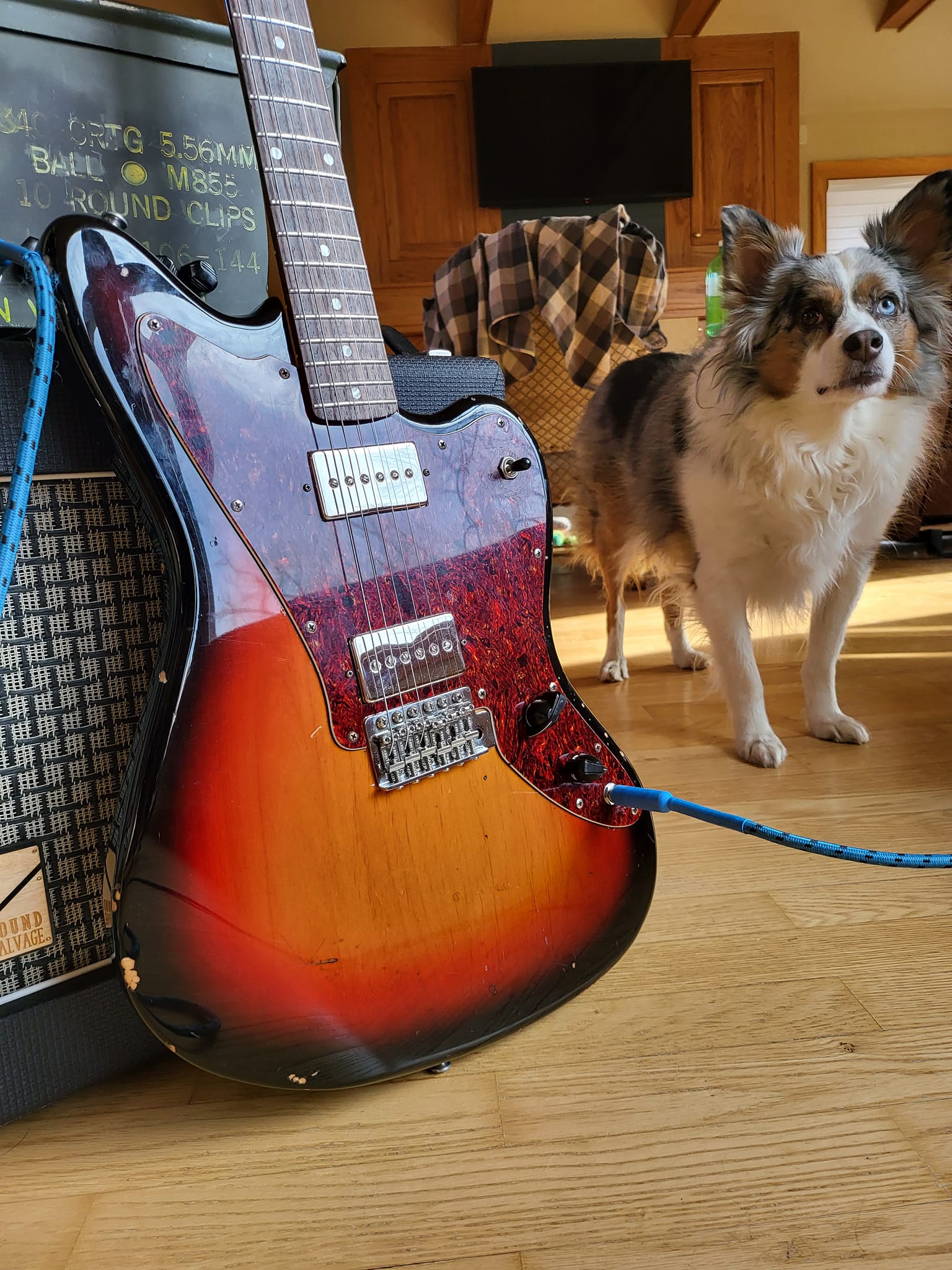 Upgraded Squier Jagmaster with Seymour Duncan 59 humbucker
