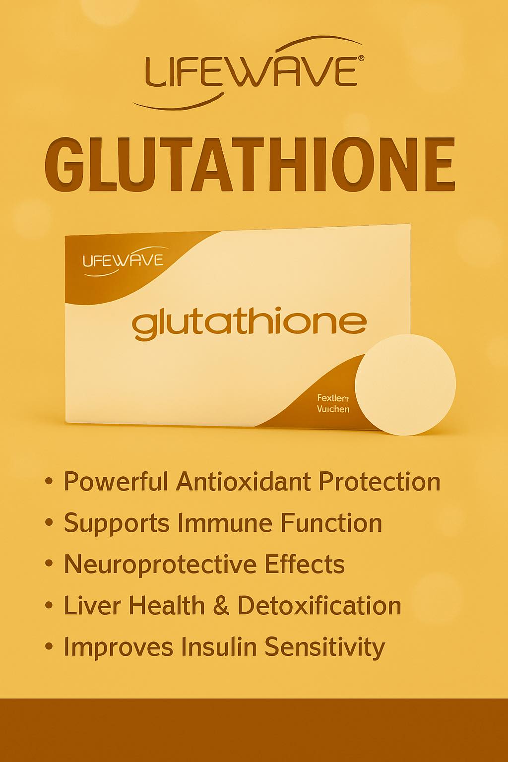 lifewave glutathione patch ingredients benefits for eye health cream for mature skin Contenance:90 Gélules | 15 Doses Glutathione, reduced | CAS