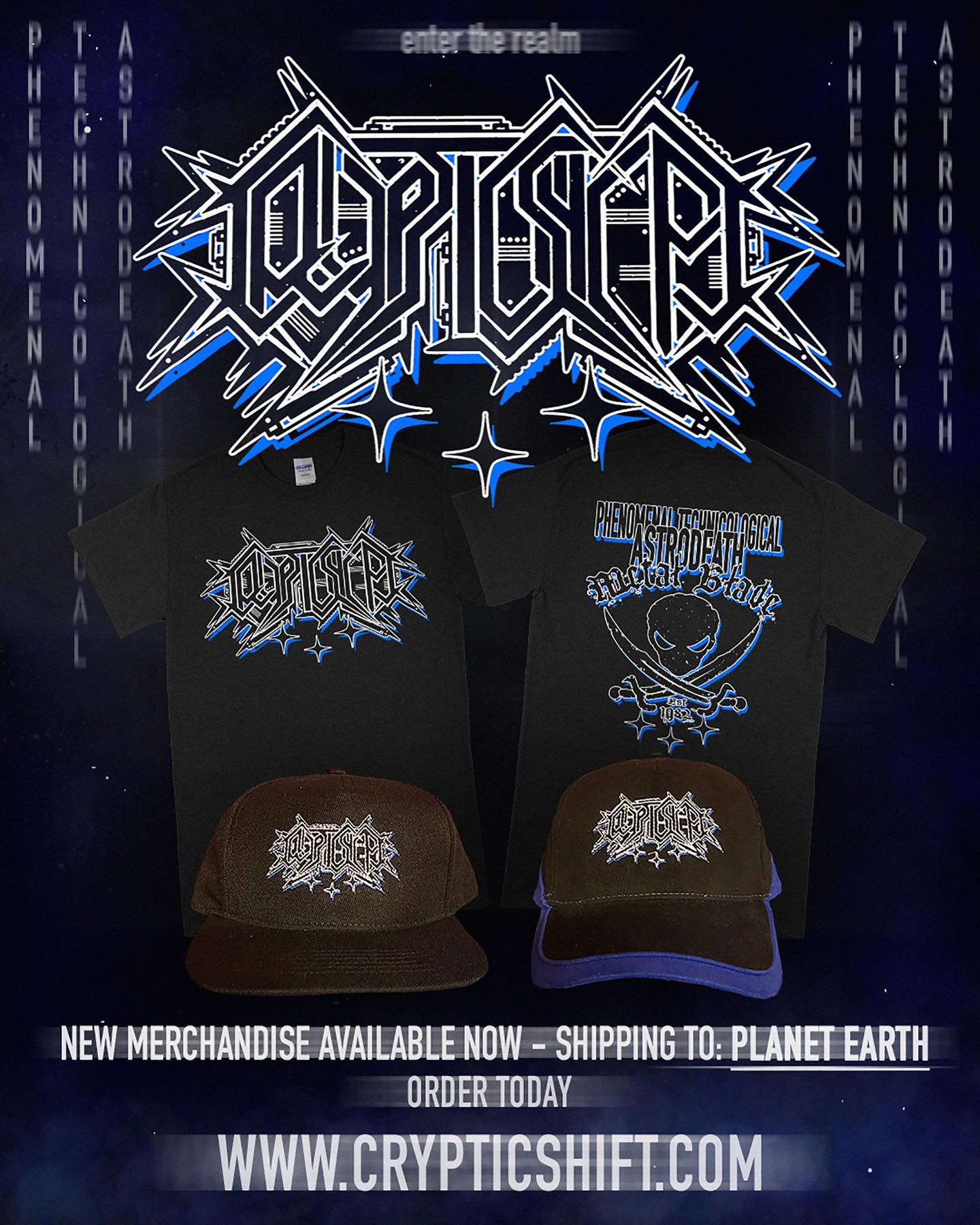 Cryptic Shift - 🪐 our merchandise megastore has been... | Facebook