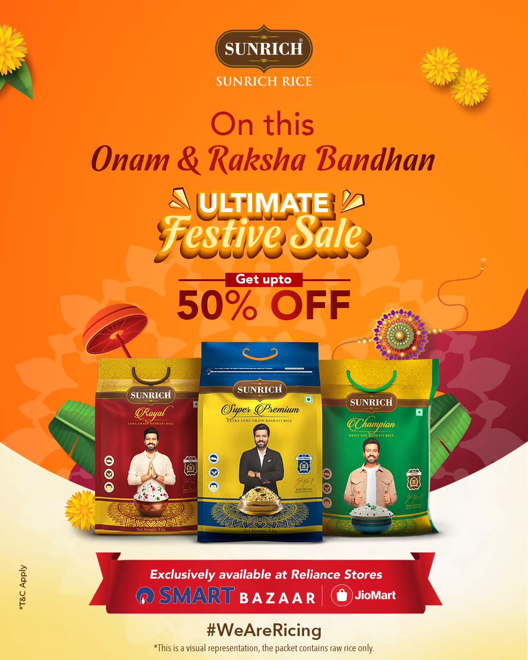 Sunrich Rice - Join the Raksha Bandhan and Onam... | Facebook
