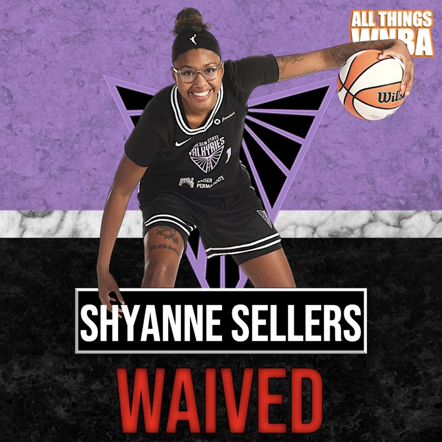 All - Golden State Valkyries announced they have waived Shyanne Sellers ...