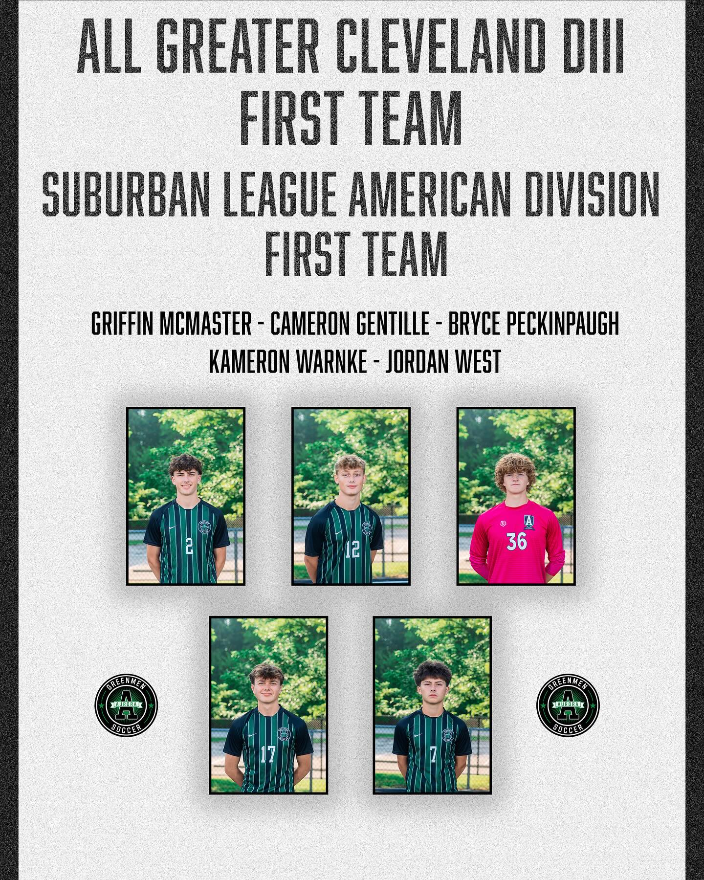 FIRST TEAM: Our players... - Aurora Greenmen Boys Soccer | Facebook