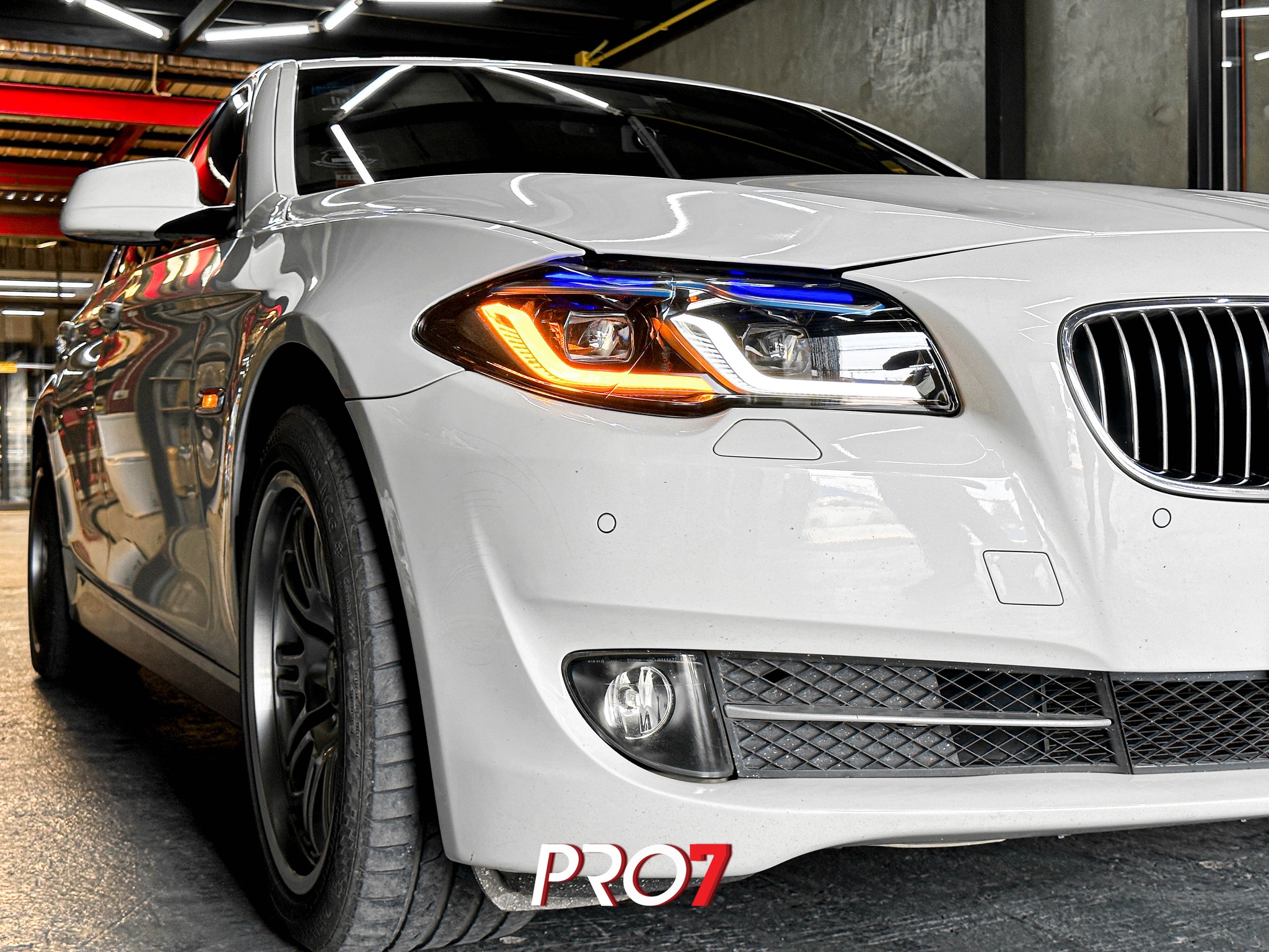 🎉BMW F10 (G30 Stlye) จัดให้ตามคำเรียกร้อง อัพเกรดไฟหน้าใหม่ Pro7รับ