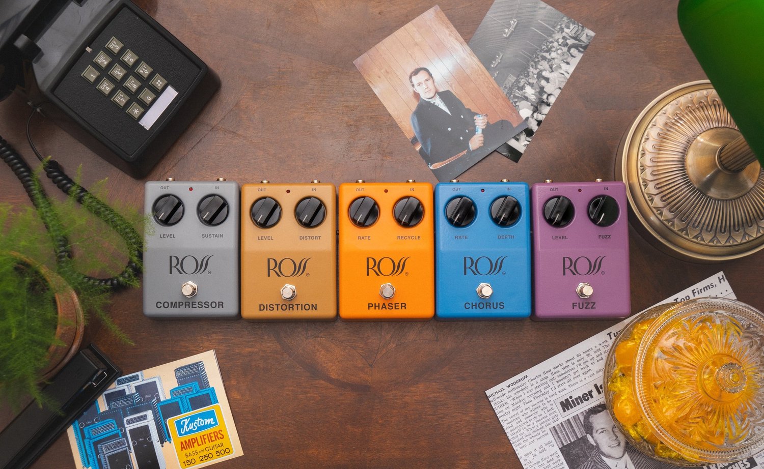 Ross Electronics pedals are back at Chuck Levin's