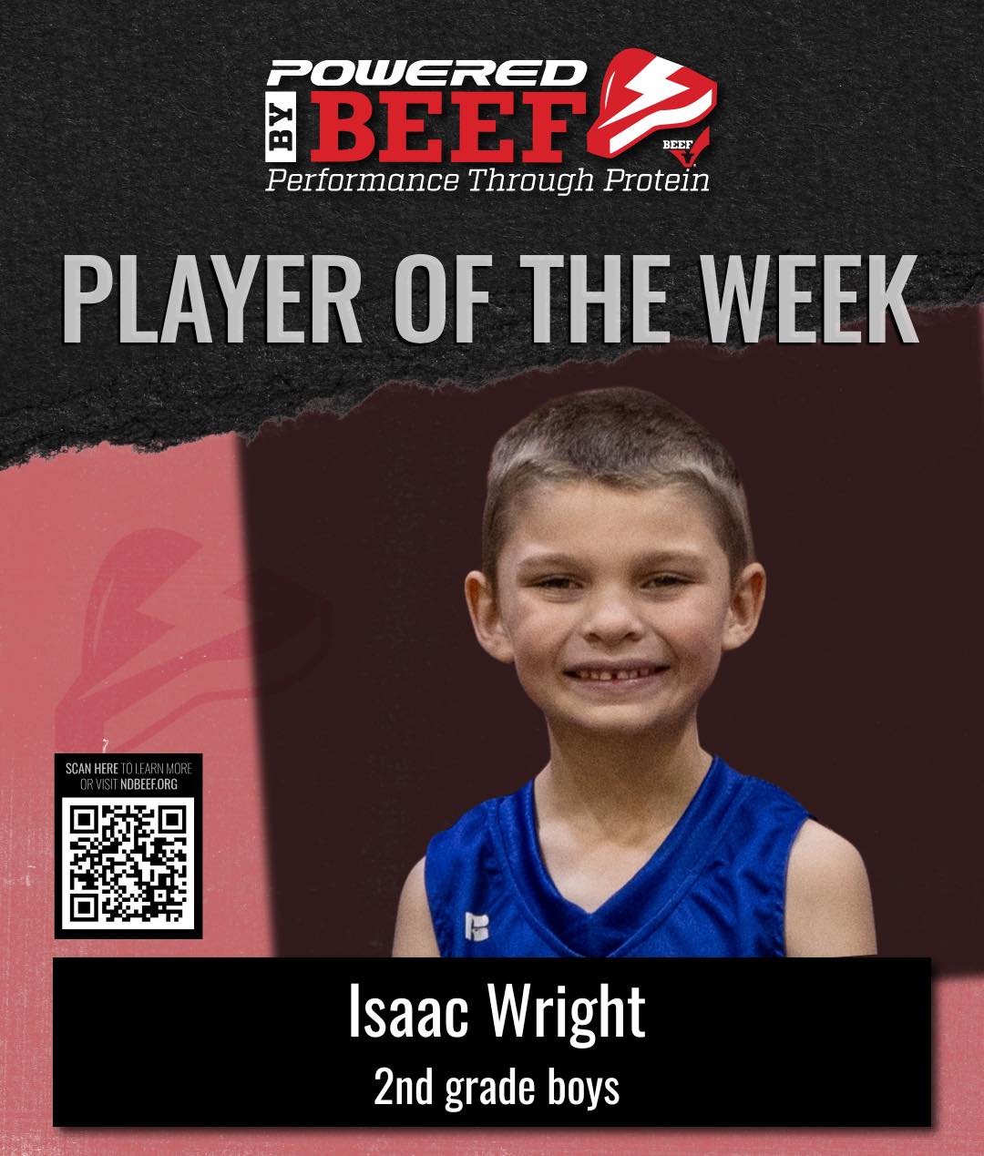 Jamestown - Congrats to our Powered by Beef player of the week, Isaac ...