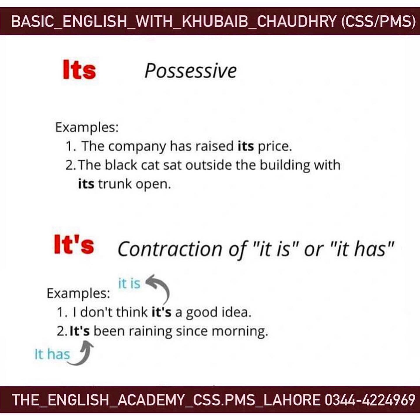 Know the difference... - Basic English with Khubaib Chaudhry | Facebook