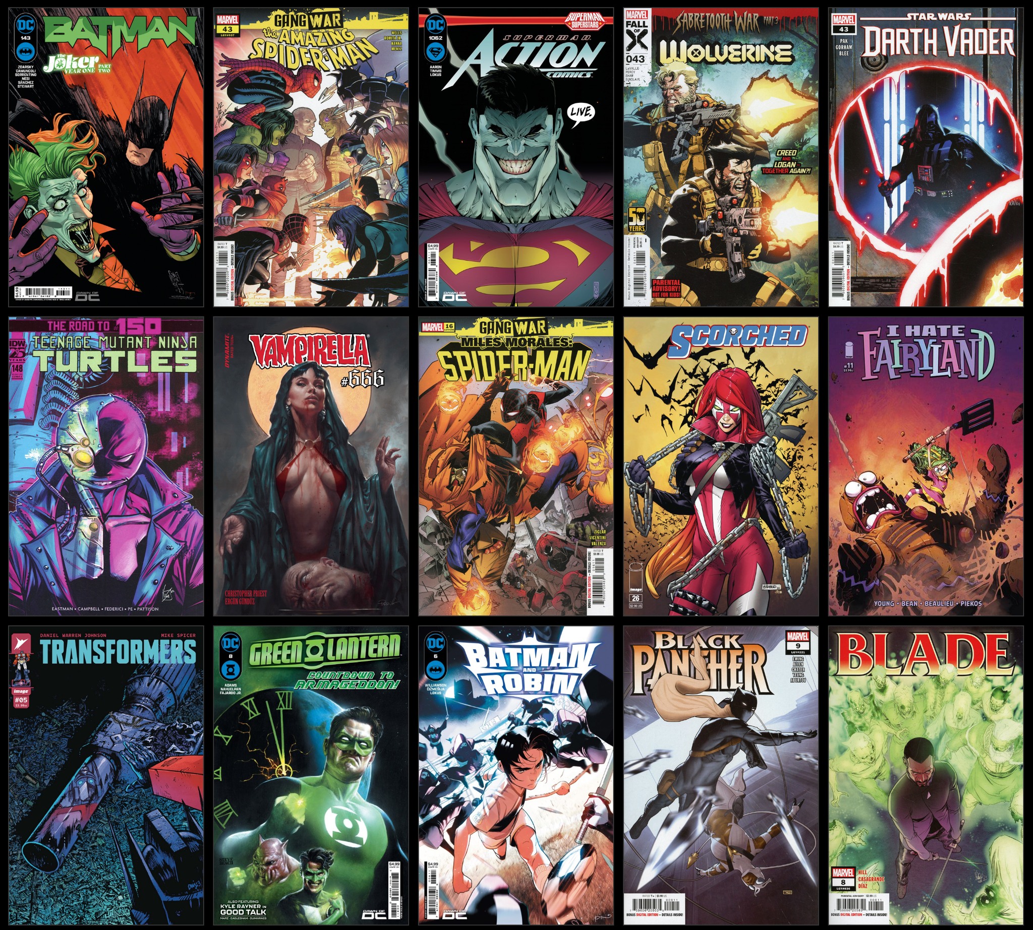 New comic book releases at Paradox Comics-n-Cards