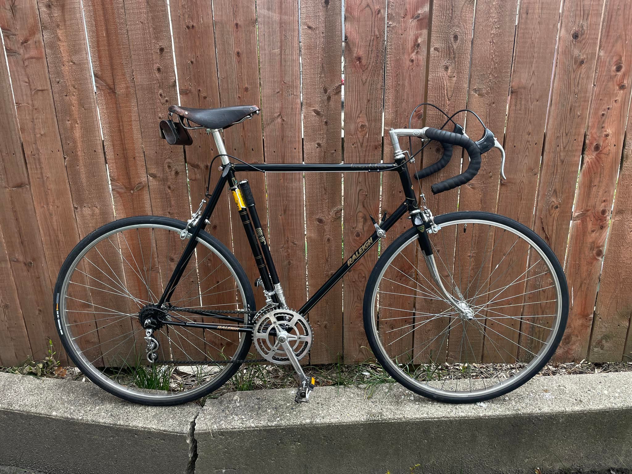 Raleigh Competition bike with a remarkable history