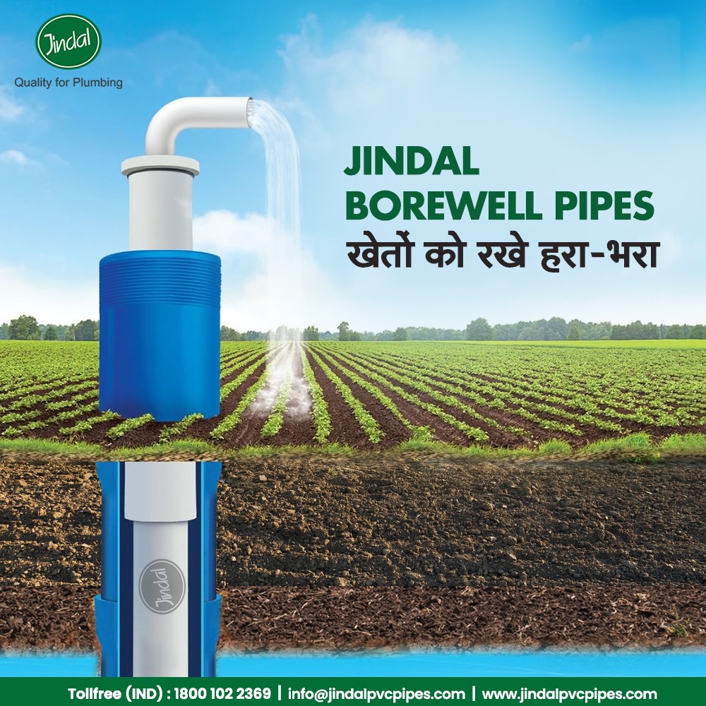 Jindal PVC Pipes - An ideal choice for pressurized irrigation and ...