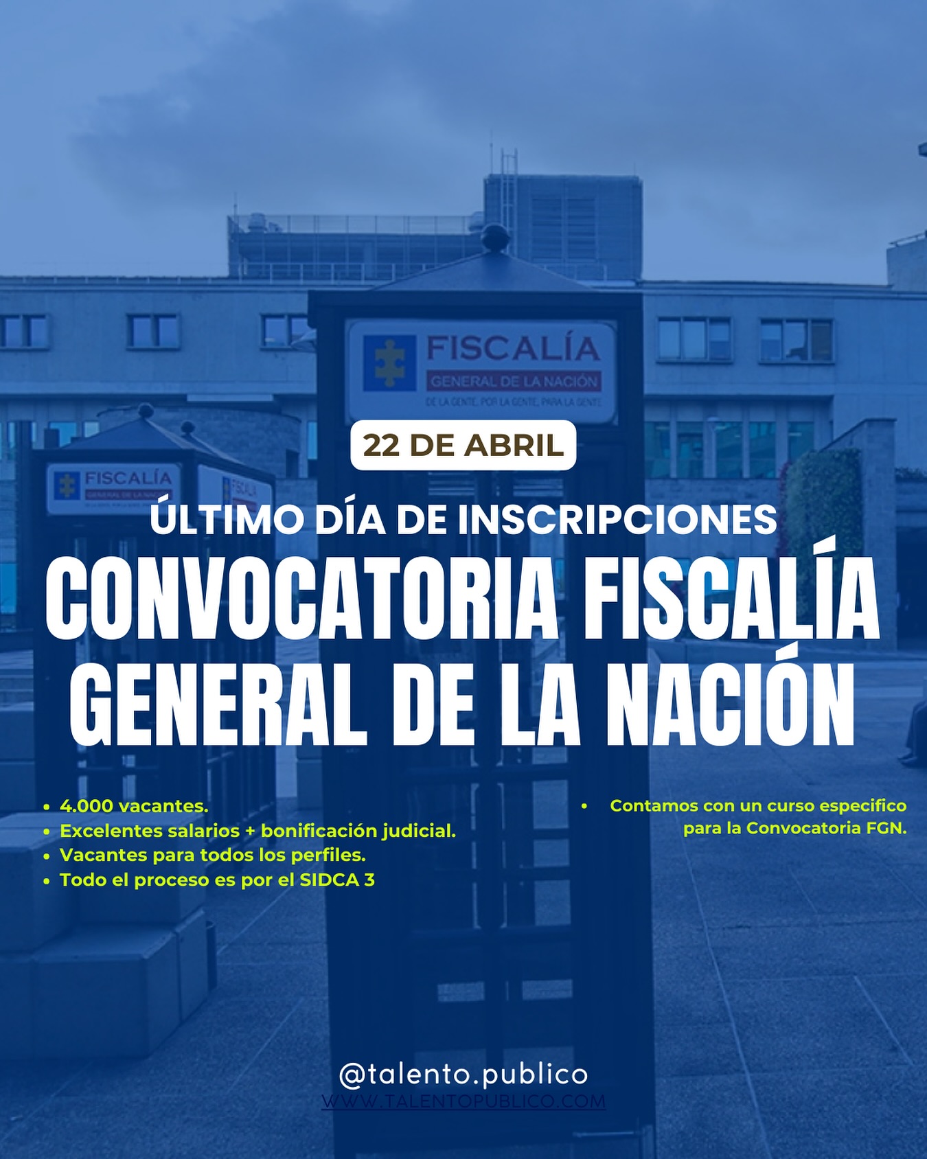 Talento - ¡Hoy es el último día de inscripciones de la Convocatoria ...