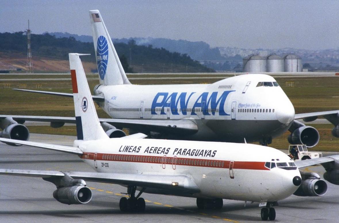 Pan Am Boeing 747 N4704U “Clipper Belle of the Sea” pictured in
