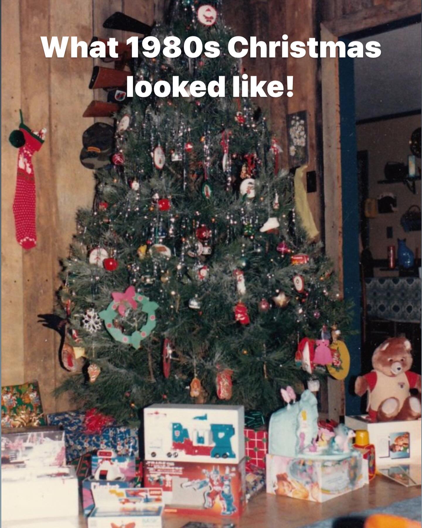 tbt with Justine Bateman at a Christmas celebration circa 1984