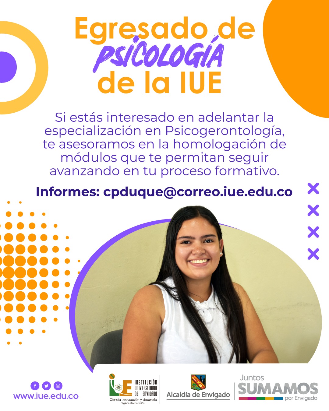 IUE - ¡Egresado IUE! Esta información es para ti Si te...
