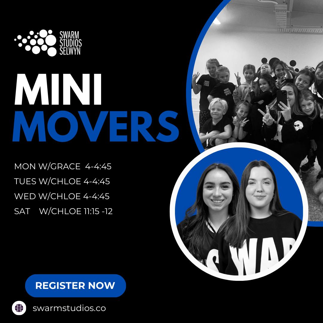 🌟MINI MOVERS🌟 Thinking of signing... - Swarm Studios Selwyn | Facebook