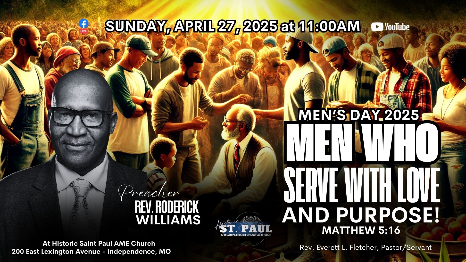 The Historic St Paul AME Church Independence - 📢Join Us for MEN'S DAY ...