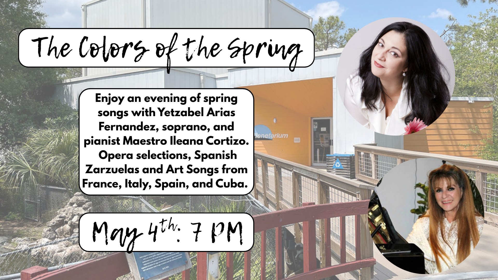 The Colors of the Spring: An evening with Yetzabel Arias Fernandez