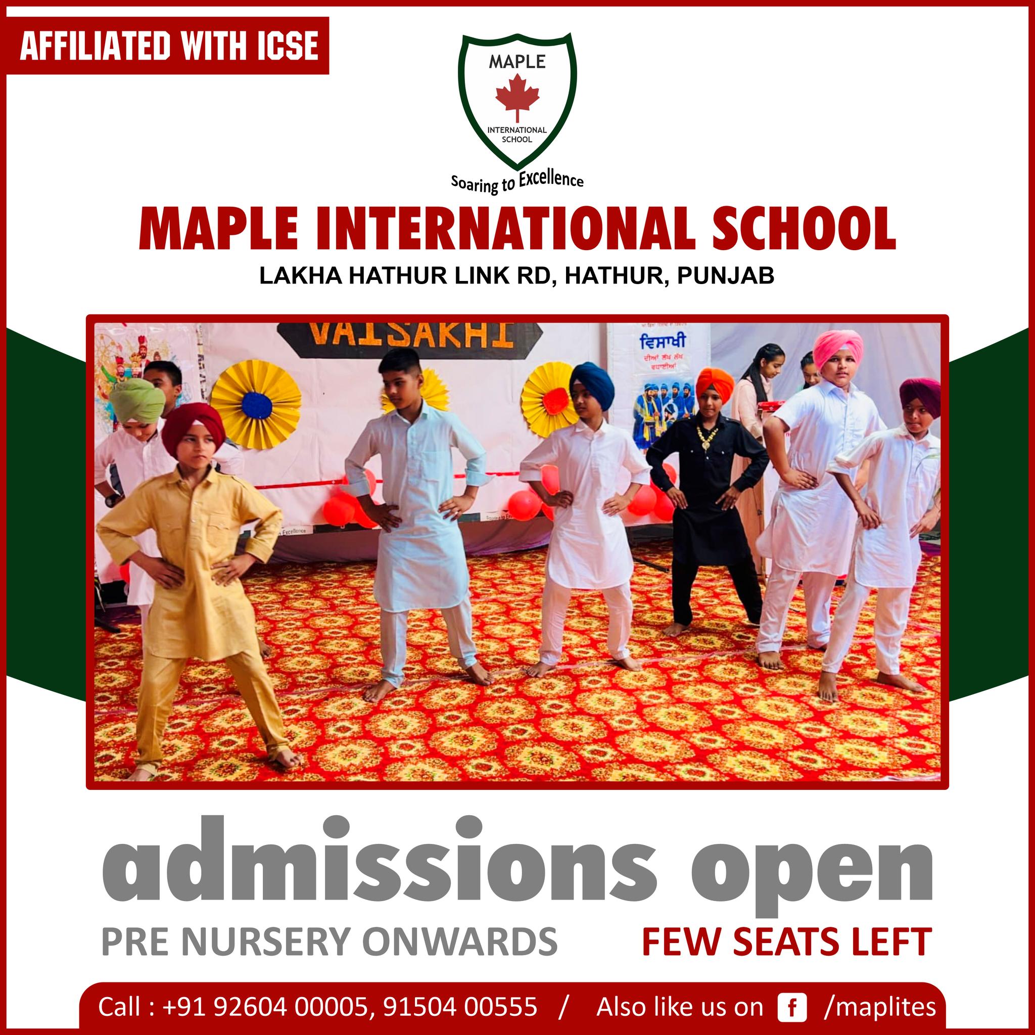 Give your child the... - MAPLE International School, Hathur | Facebook