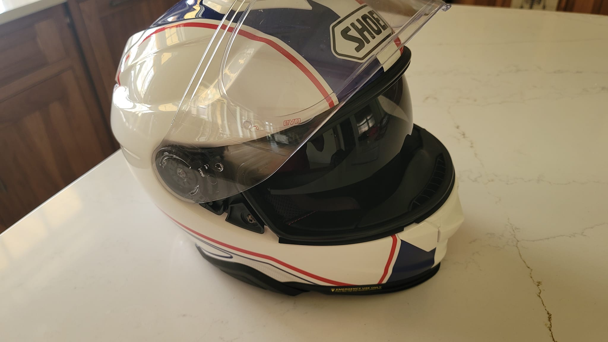 Ready for road! 1972 Lear-Siegler Bon Aire motorcycle helmet