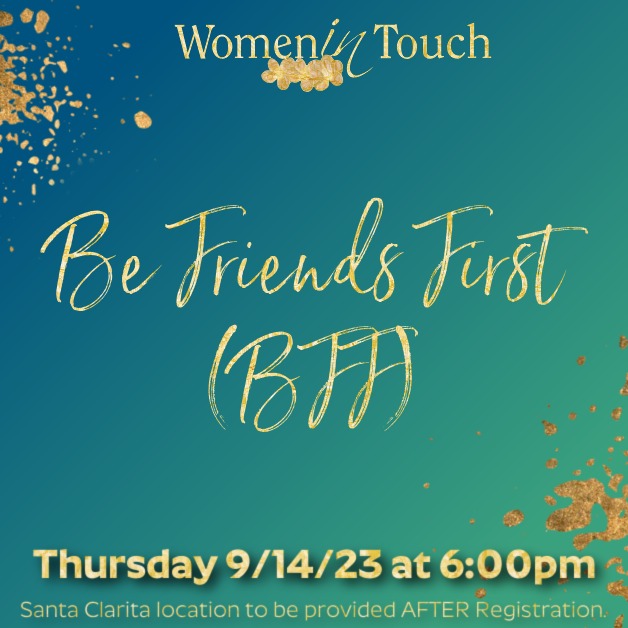 Women In Touch - BFF stands for Be Friends First. 👭 That...