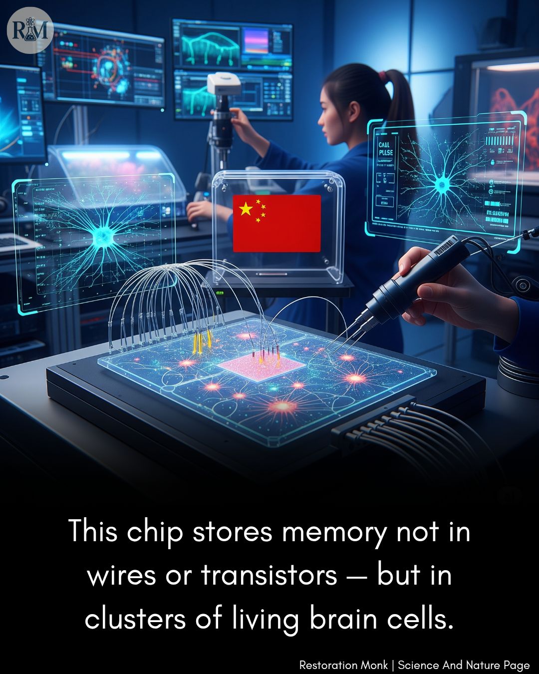 Restoration - China Creates a Living Memory Chip That Stores Data in ...