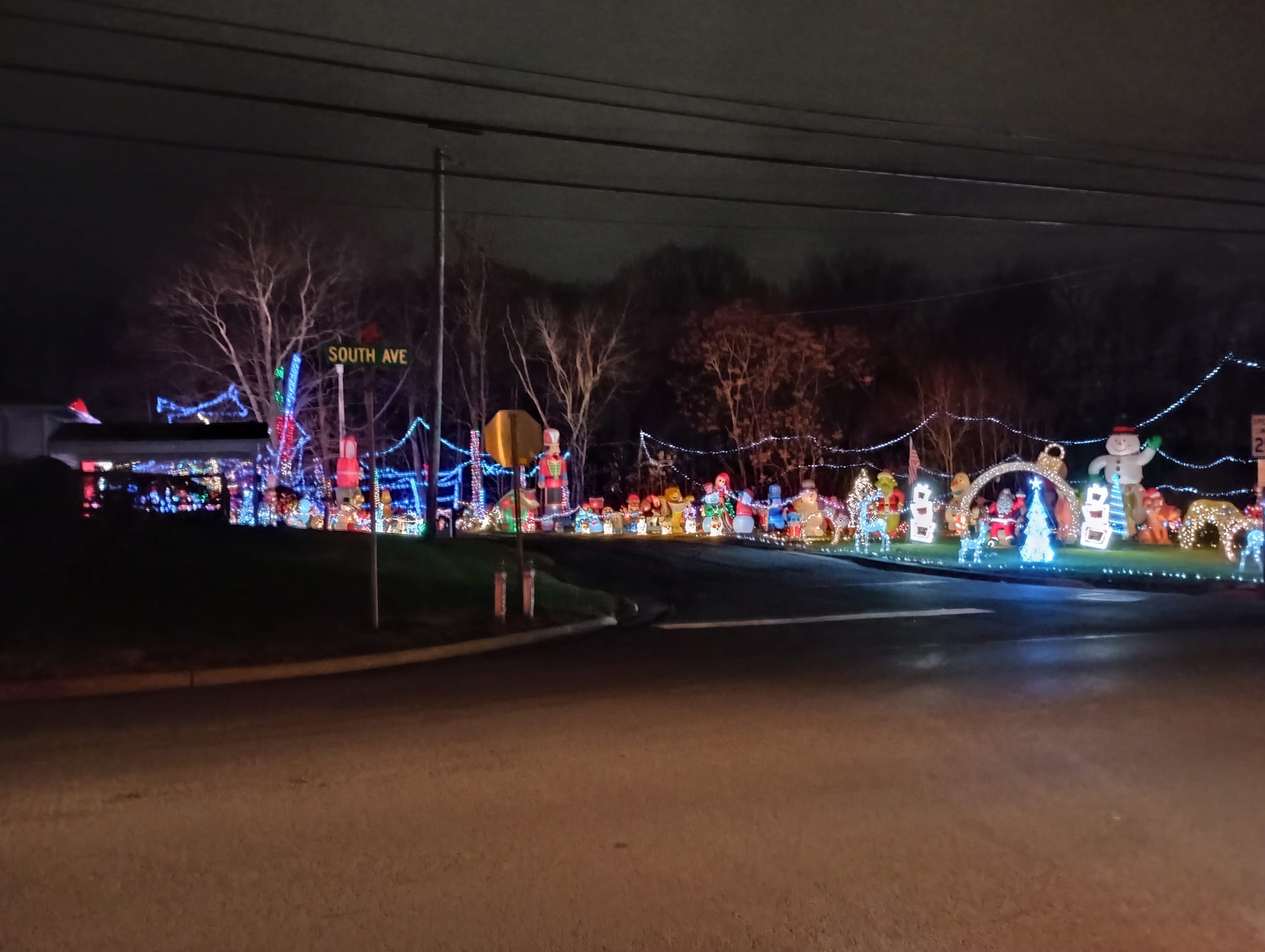 Jacob Latessa's Christmas display on Wood Ave in Boardman, OH