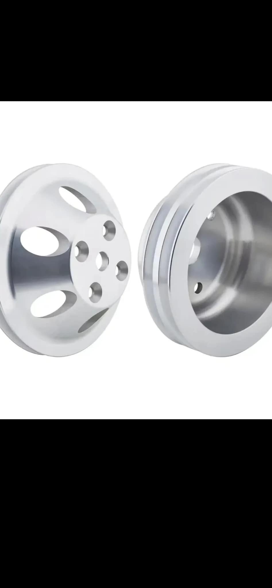 Will these pulleys work on a Chevy 350 with a new long aluminum water pump