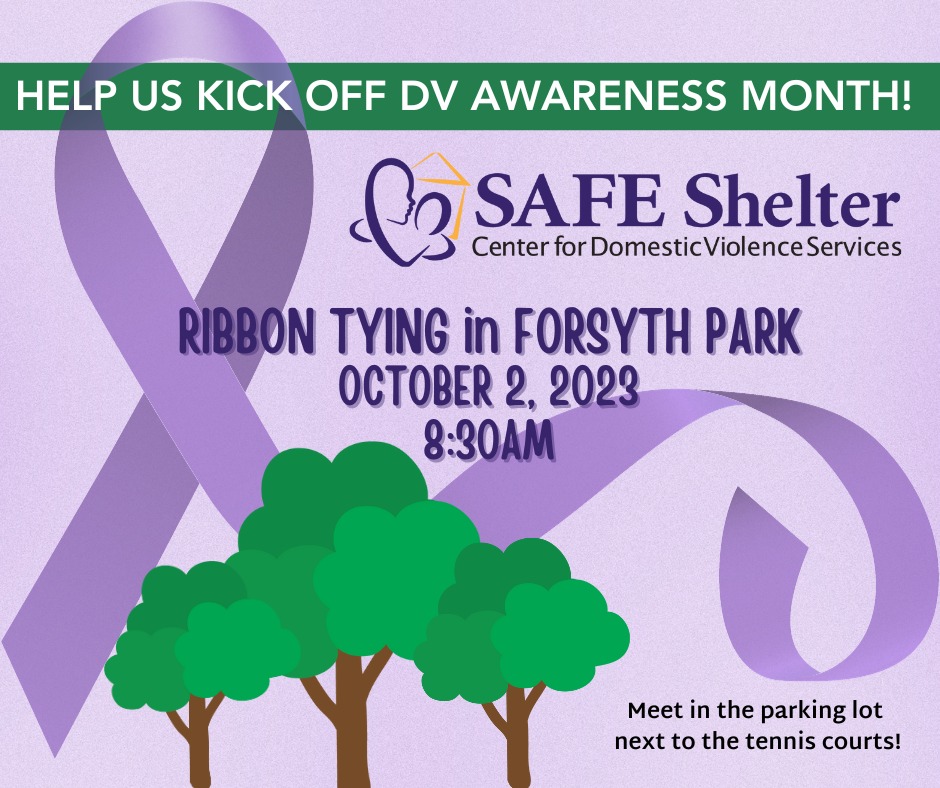 Meet us in the park to kick off Domestic Violence Awareness Month! Each ...