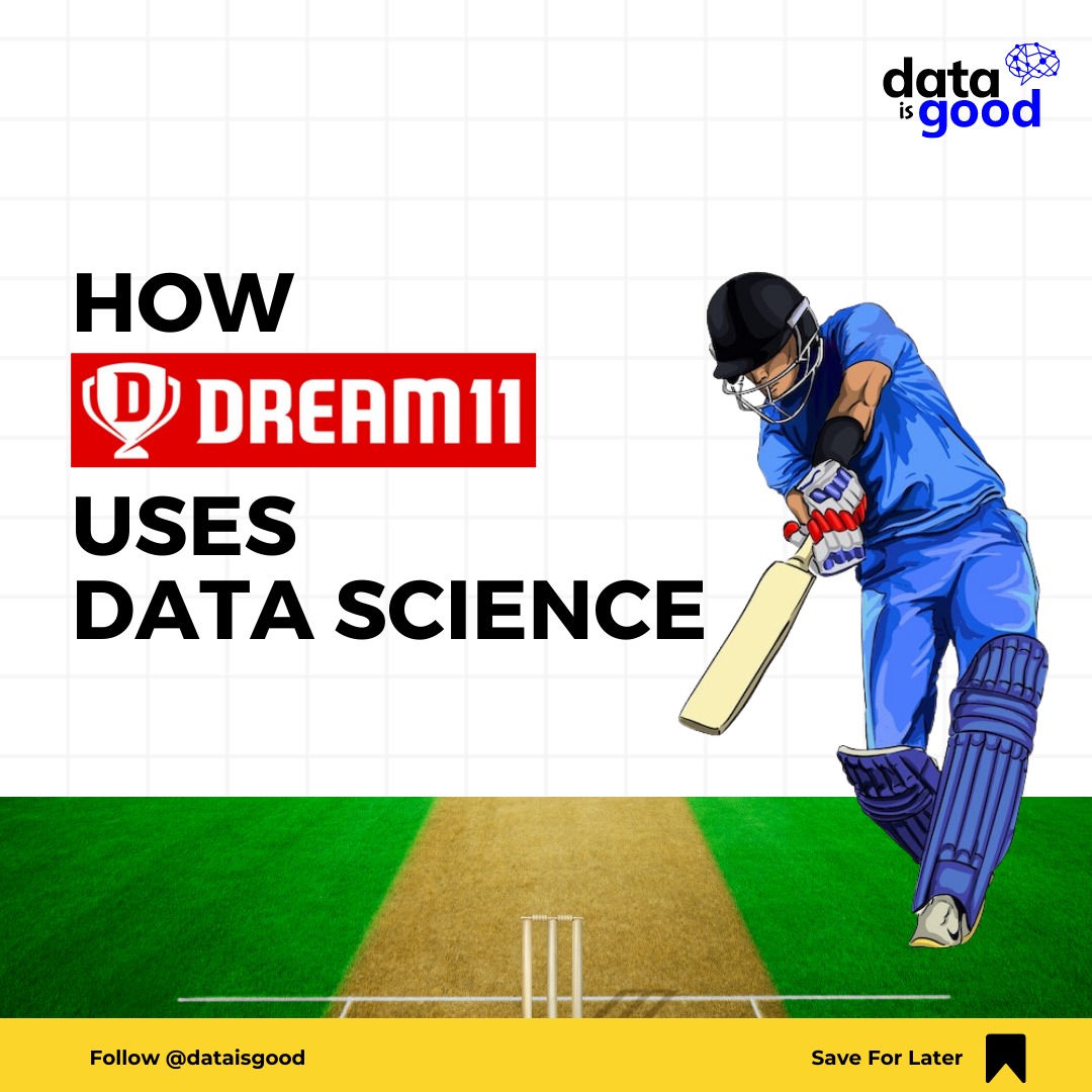 Data is Good - 📊Data science at the heart of Dream11's...