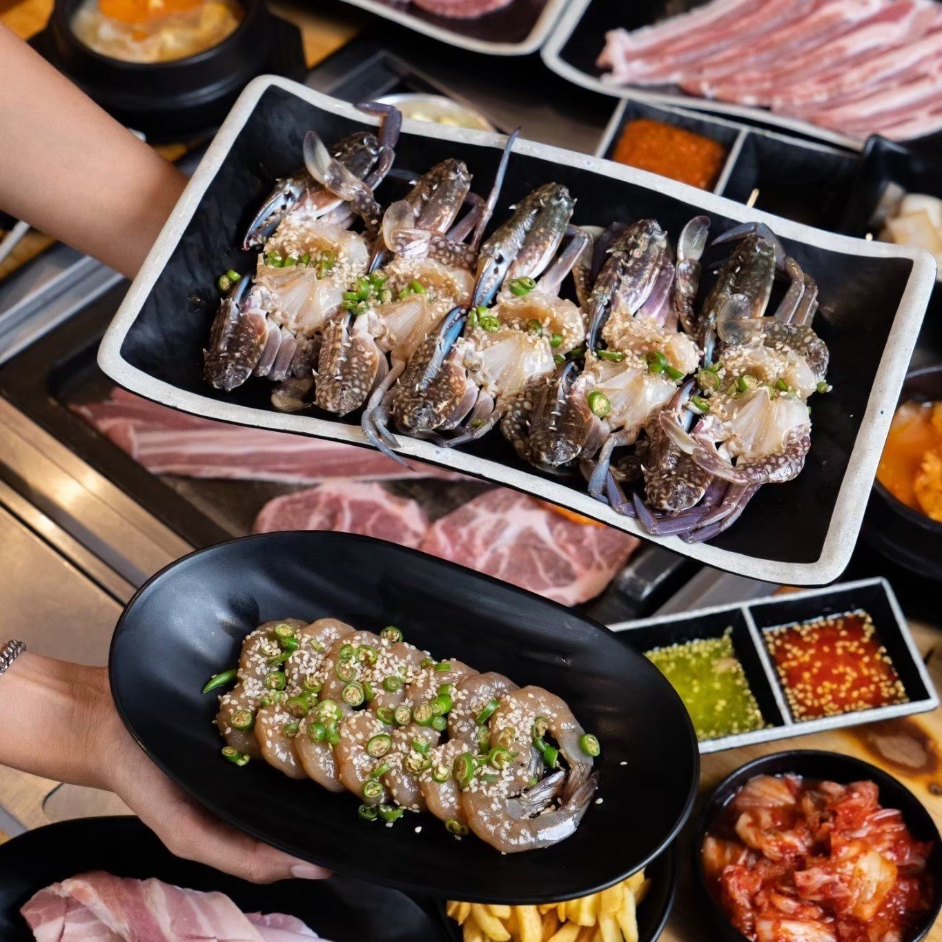 🎉🎉หลากหลายเมน... - Shell We Meat - All You can eat Korean food