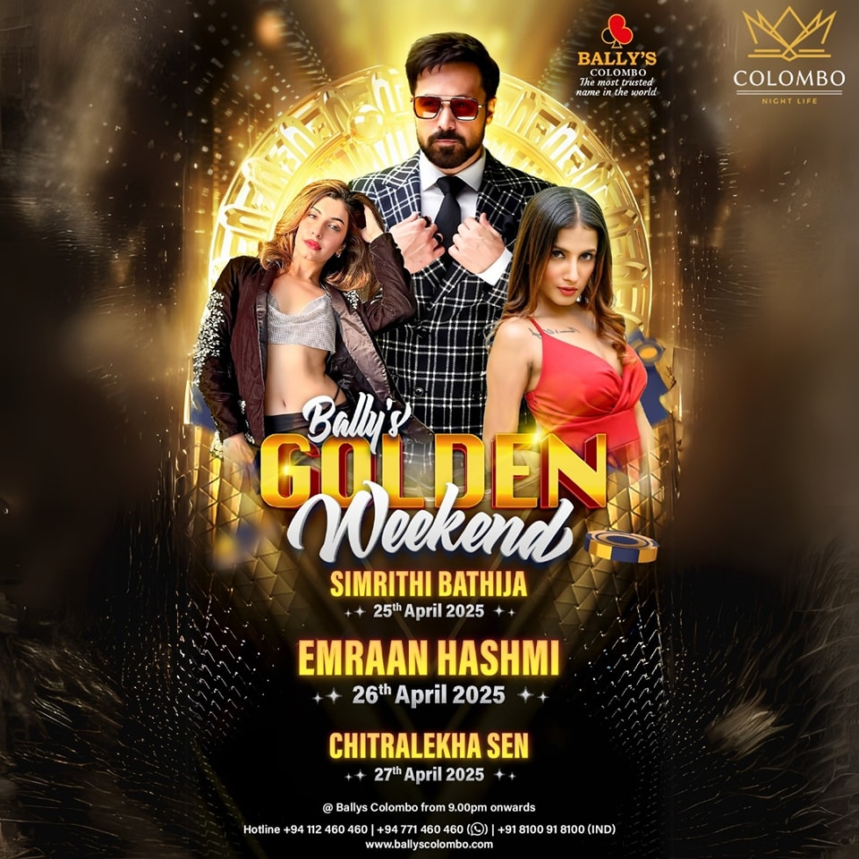 Colombo - Welcome to the most luxurious weekend in Colombo, the BALLY’S ...