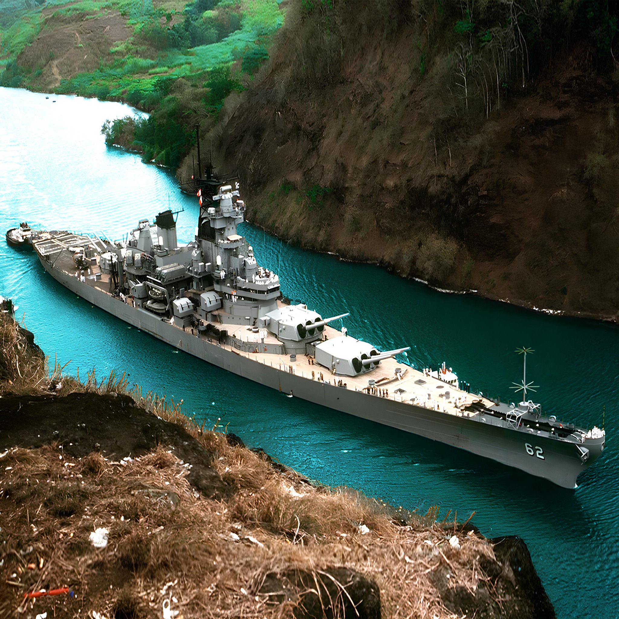 The History - In April 1984, the USS New Jersey (BB-62), a formidable ...